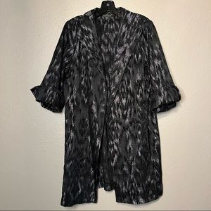 Eileen Fisher open front jacket sz M